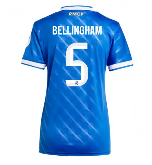 Real Madrid Jude Bellingham #5 Alternativní Dres pro Dámské 2025-26 Krátký Rukáv Real Madrid Jude Bellingham #5 Alternativní Dres pro Dámské 2025-26 Krátký Rukáv